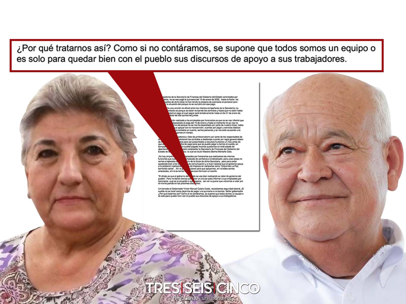 Gobernador ¿Por qué tratarnos así?