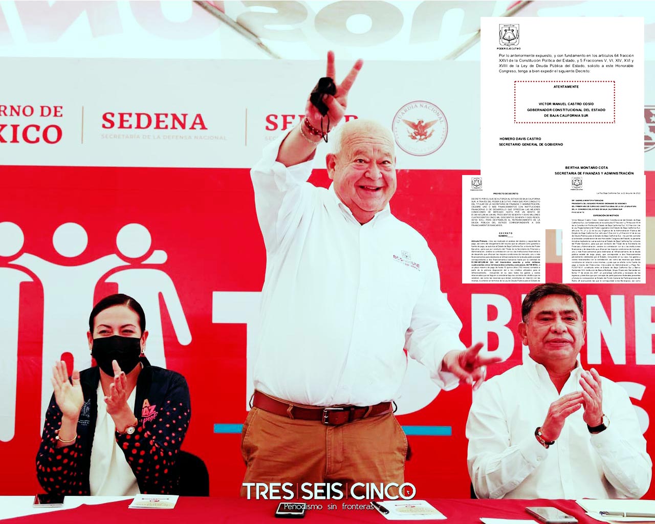 Gobernador Víctor Castro solicita autorización para crédito de 1,368 MDP