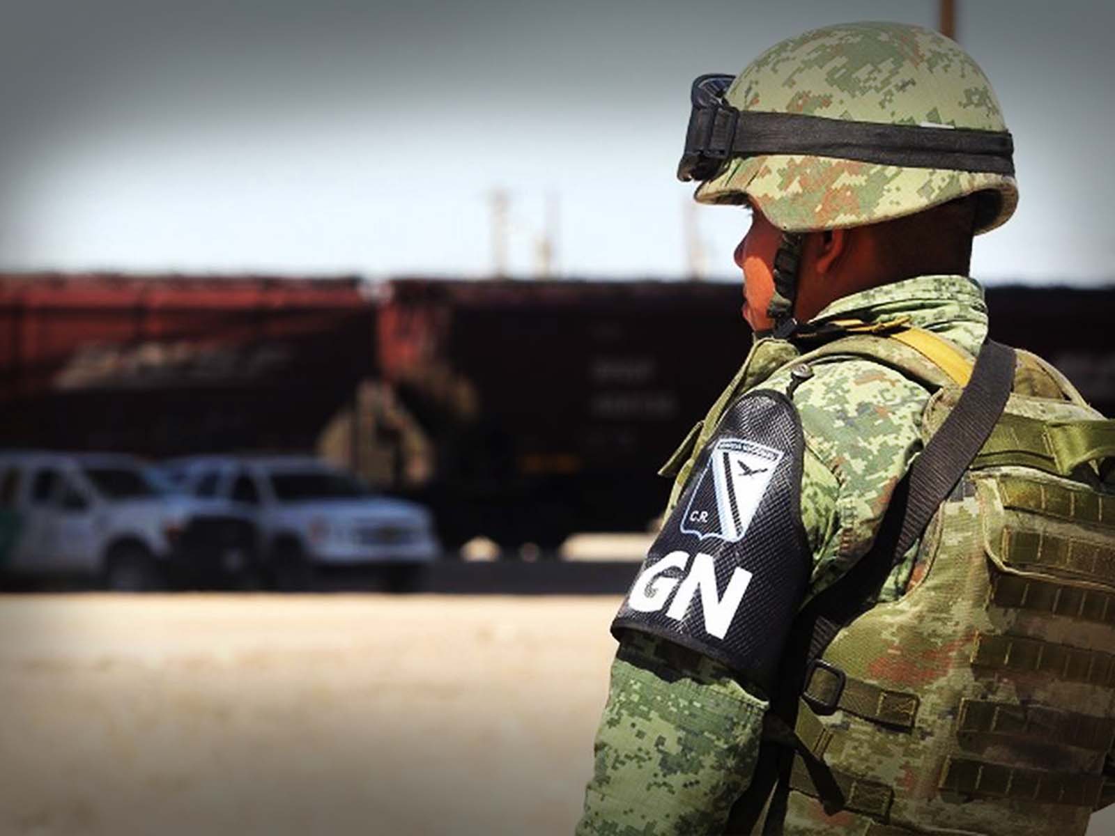 Herido de bala Agente de Guardia Nacional