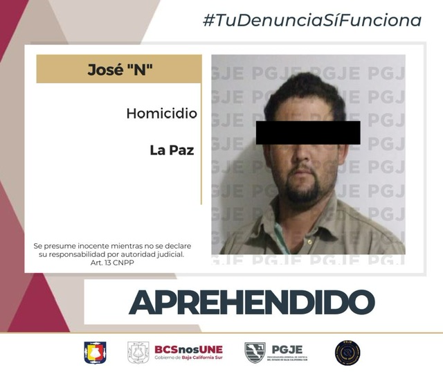 TS: Capturan  supuesto homicida