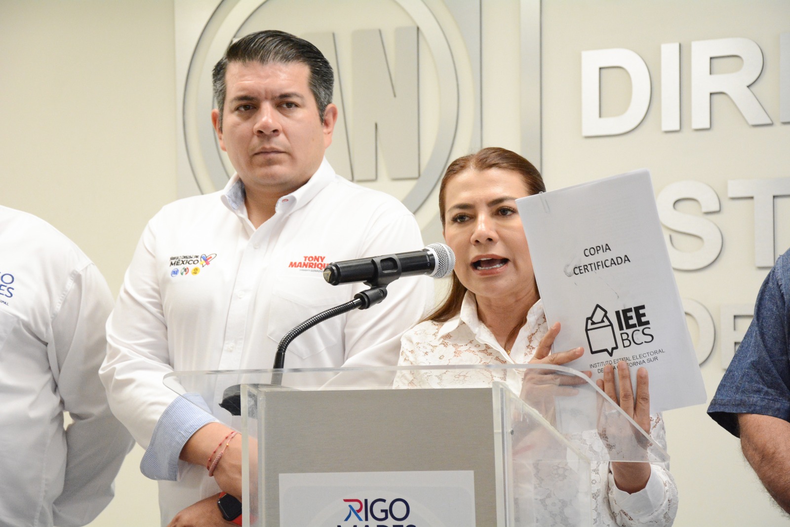 Ordena IEE a Milena Quiroga bajar publicación de encuestas falsas