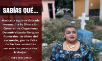 Directora de panteones renunció por falta de apoyo