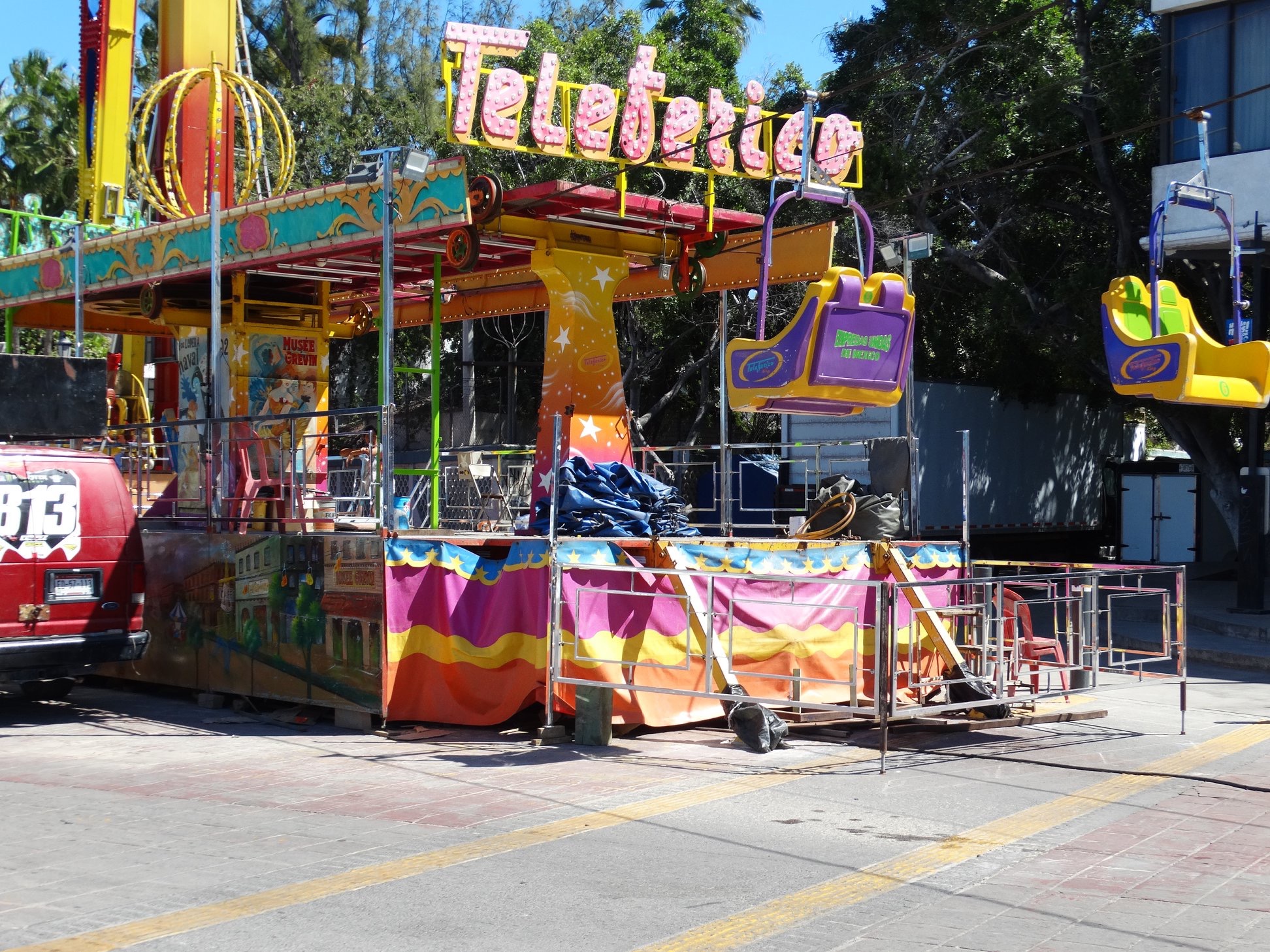 Fuera de control puestos del carnaval