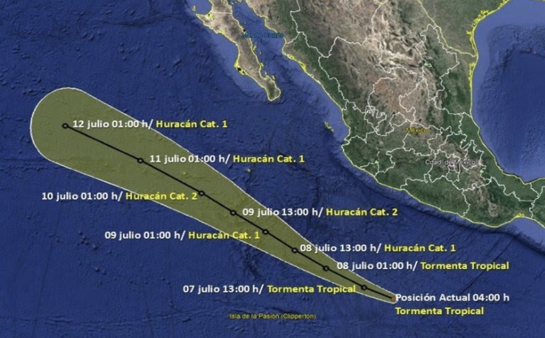 Emerge TT Cristina, podría convertirse Huracán